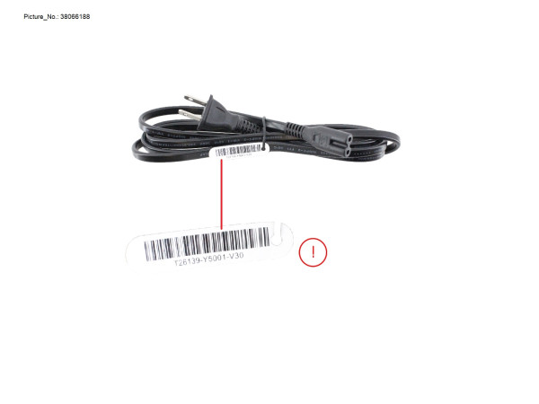 CABLE POWER USA 2P 1,8M
