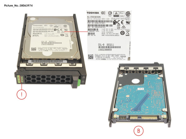 HD SED SAS 12G 300GB 10K SFF 512N HP EP