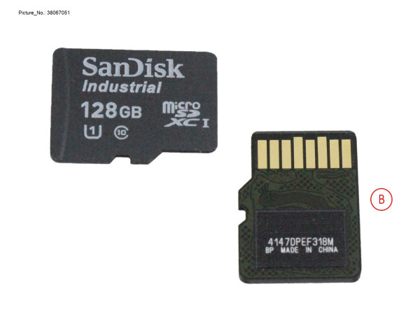 MICROSD CARD 128GB FOR IRMC S6