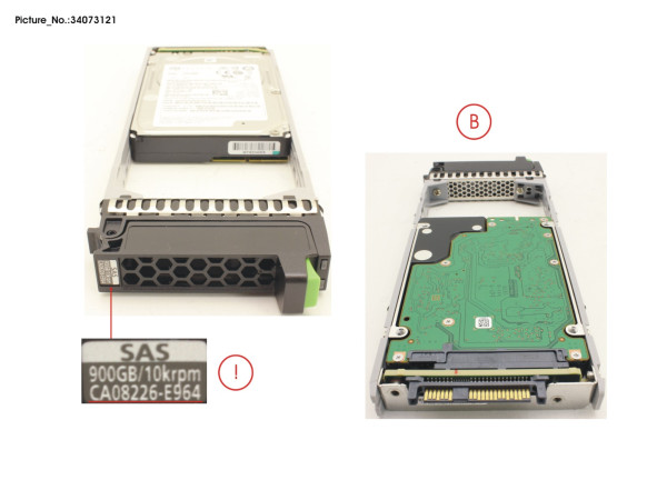 DX S3 SED DRIVE 2.5' 900GB 10KRPM