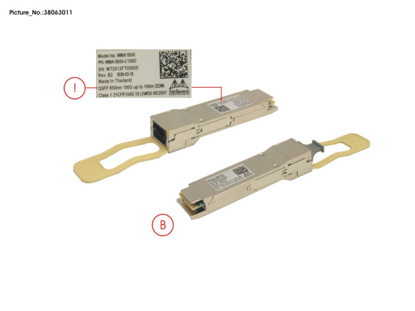 QSFP28 TRANSCEIVER 100G SR4 MPO 850NM