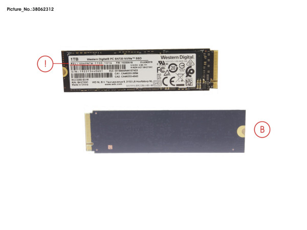 SSD PCIE M.2 2280 1TB