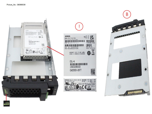 SSD SAS 24G MU 1.6TB IN LFF SLIM