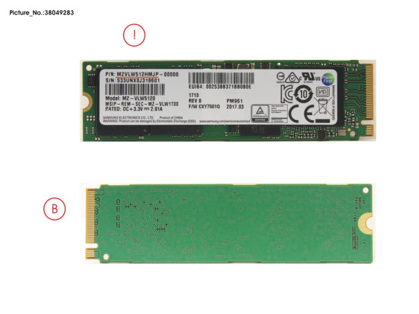 SSD PCIE M.2 2280 512GB