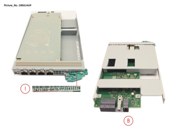 DX MR/HE SPARE CA FC 16G 4P WOSFP