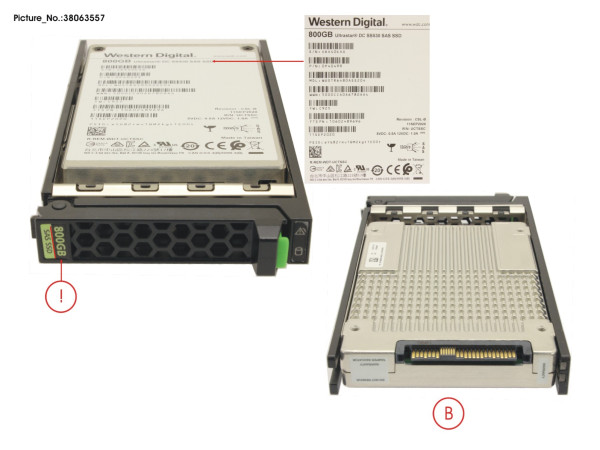 SSD SAS 12G 800GB MU 2.5" HOT PL EP