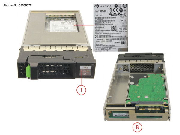 DX60 S4 HD DRIVE 3.5'1.2TB 10K