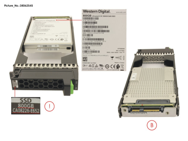 DX S5 SSD SAS 2.5" 800GB 12G