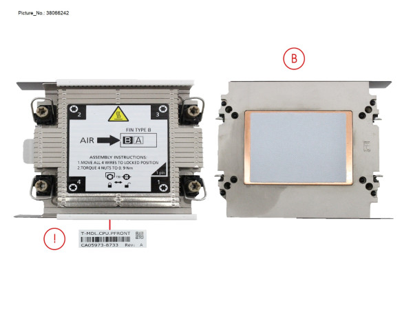 PERFORMANCE HEATSINK FRONT