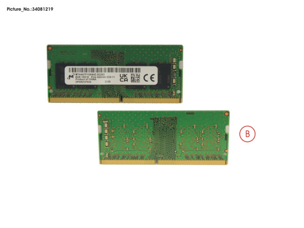 MEMORY 8GB DDR4-3200