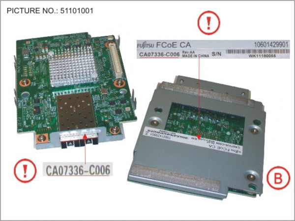 DX80/90 S2 INTERFCARD FCOE 2PORT 10G