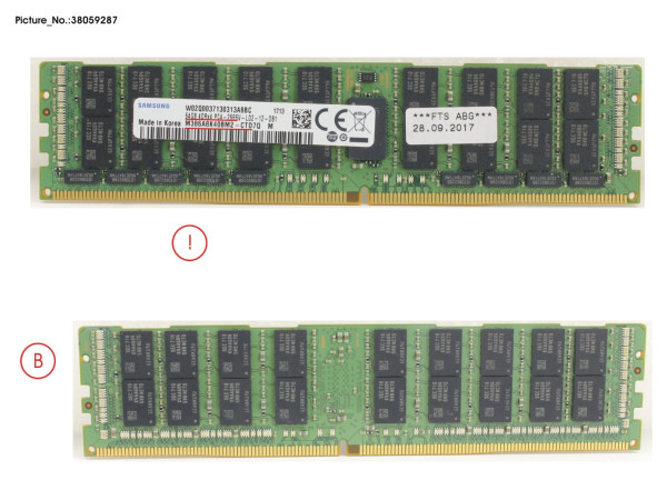 64GB (1X64GB) 4RX4 DDR4-2666 LR ECC