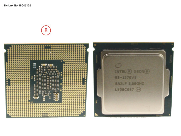 CPU XEON E3-1270V5 3.6GHZ 80W