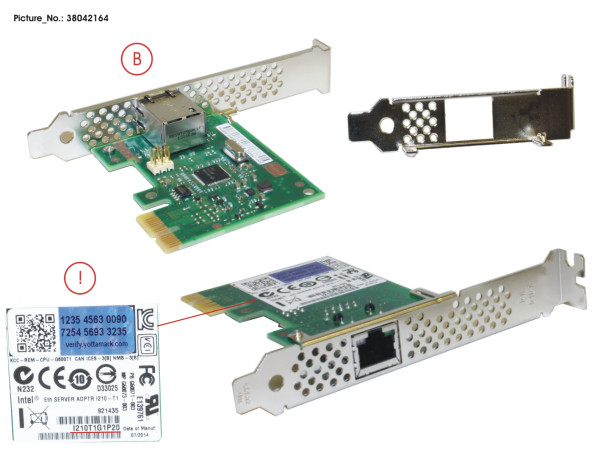 PLAN AP 1X1GBIT CU INTEL I210-T1