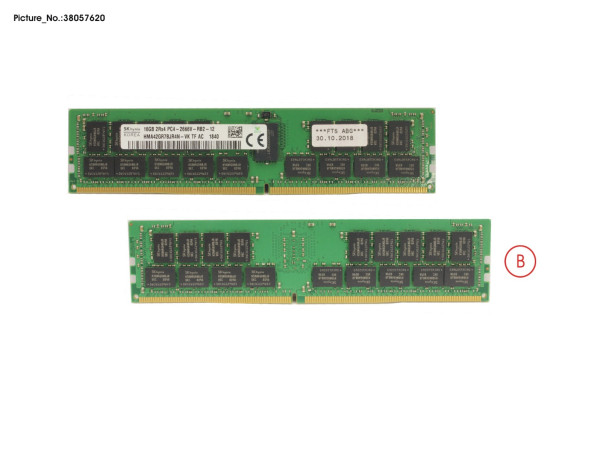 16GB (1X16GB) 2RX4 DDR4-2666 R ECC