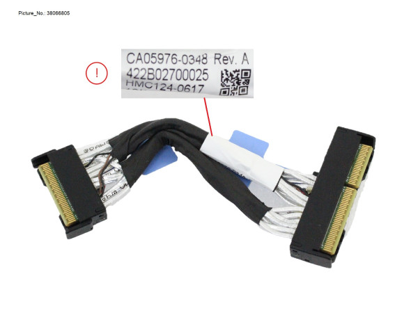 MCIO CABLE, MB TO 2.5X2 RHSBP, 1 TO 1