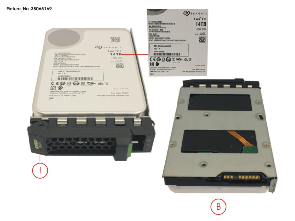 HD SAS 12G 14TB 7K2 512E HOT PL LFF BC