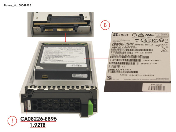 DX MLC SSD SAS 2.5' 1.92TB 12G