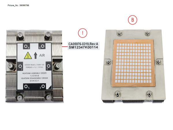 1U CPU HEATSINK_AL