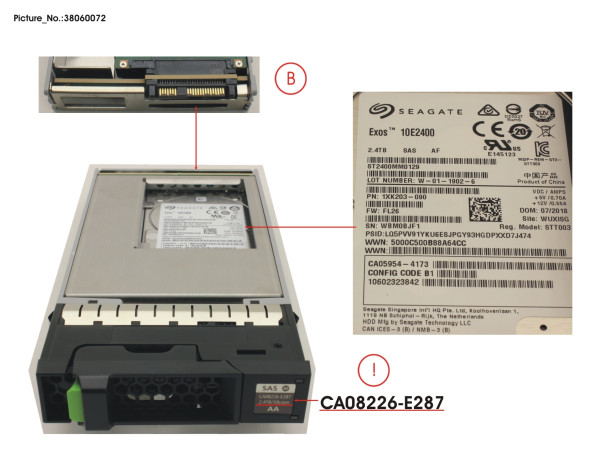 DX60 S4 HD DRIVE 3.5' 2.4TB 10K