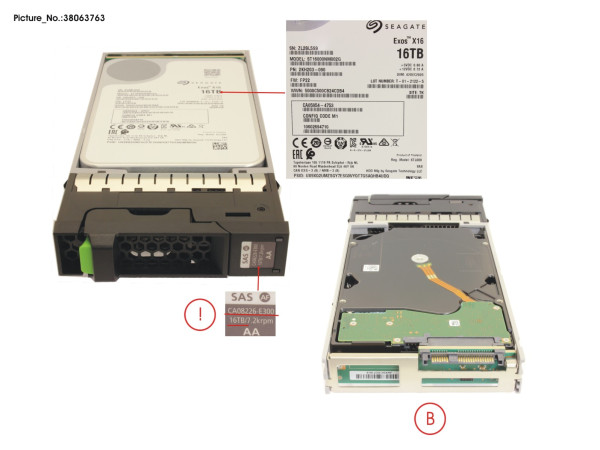 DX HD DRIVE 3.5" 16TB 7.2K