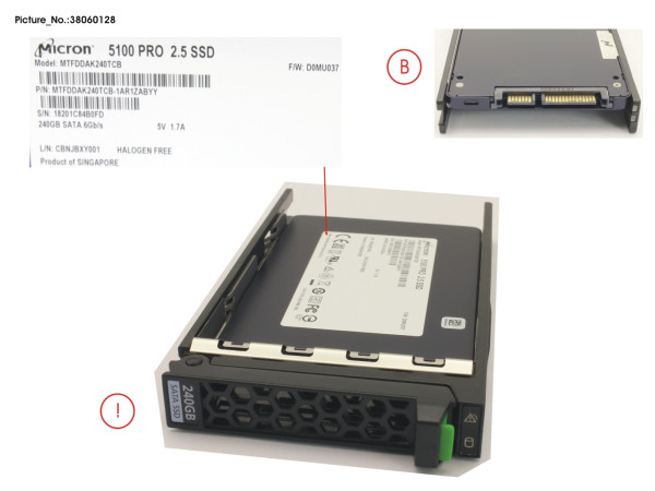 SSD SATA 6G 240GB READ-INT. 2.5' H-P EP