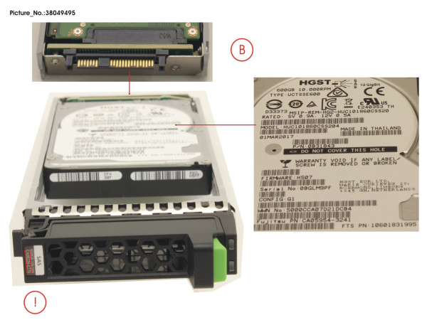 DX S4 HD DRIVE 2.5' 600GB 10K