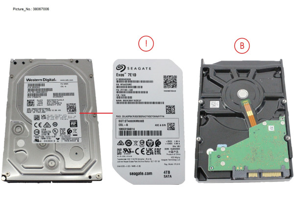 HD BC-SATA 6G 4TB 7K2 512N NON-HOT PL LF