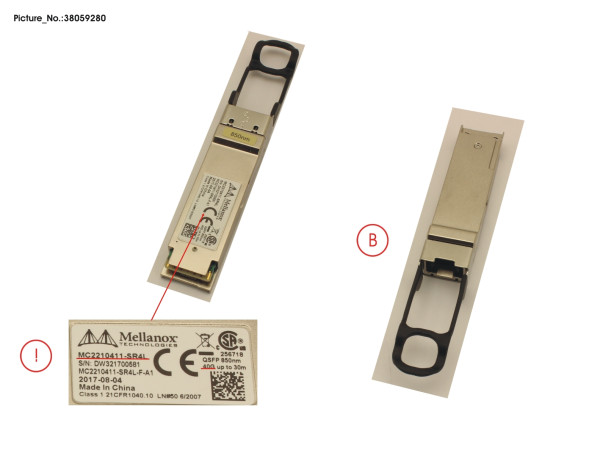 MEL QSFP 40G MMF