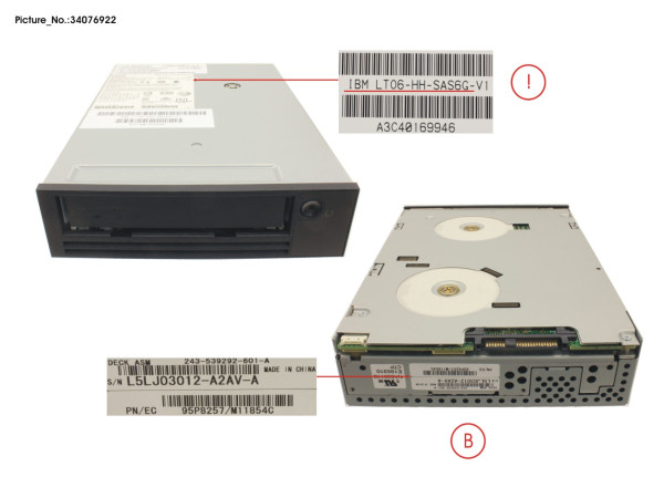 LTO6HH ULTR 2.5TB 160MB/S SAS 6GB