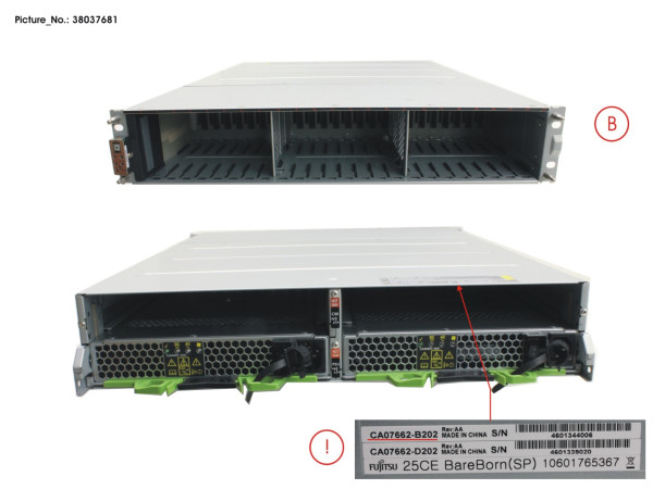 DX100 S3 CONTROLLER ENCL. 2,5 WO PSU/CM