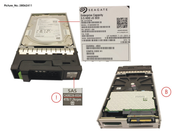 DX FIPS NLSAS HD DRIVE 3.5" 4TB 7.2K