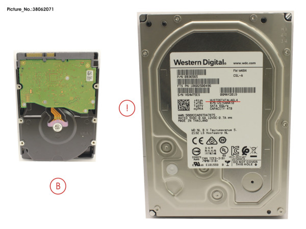 HD 4TB LFF 7K2 BC-SATA 512N