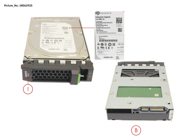 HD SATA 6G 4TB 7.2K HOT PL 3.5' BC