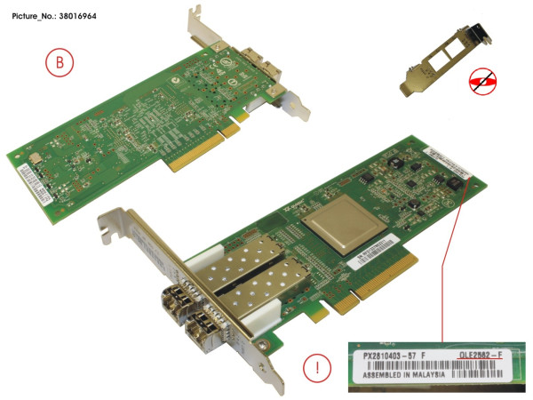 QLE2562 2KANAL FH (2x8GB FC)