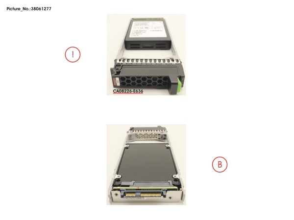 DX S3/S4 SSD SAS 2.5' 3.84TB 12G