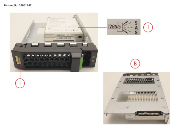 SSD SAS 12G 960GB READ-INT. 3.5' H-P EP