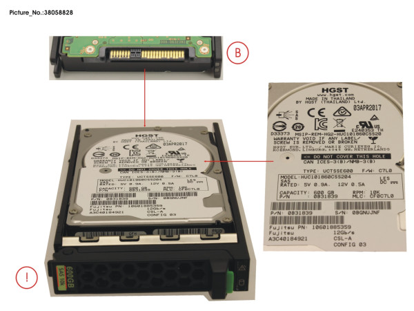 HD SAS 12G 600GB 10K 512N HOT PL 2.5' EP