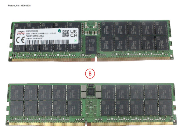 256GB (1X256GB) 8RX4 DDR5-4800 3DS ECC