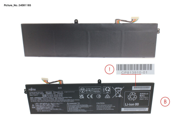 BT- 1ST BATTERY (4 CELLS) 4515MAH 70WH