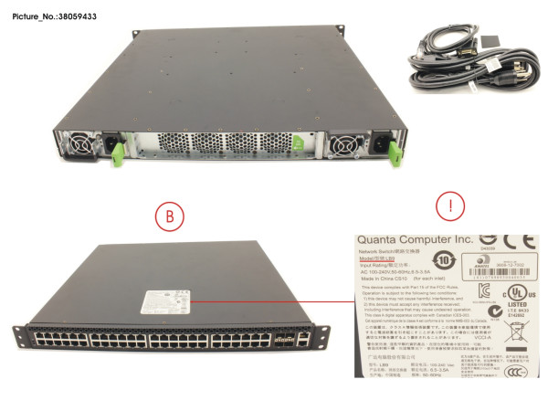 QTC BMS T1048-LB9 SWITCH-10GBITSFP+