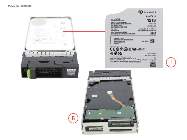 DX NLSAS HD DRIVE 3.5" 12TB 7.2K