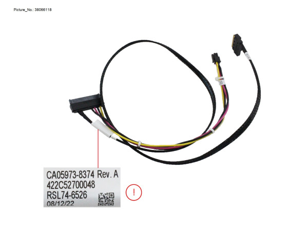 SLIMSAS 8X TO SAS CABLE (RAID CARD TO LT