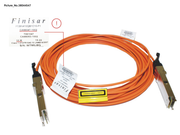 DX S3 HE QSFP+ AOC CABLE 10M