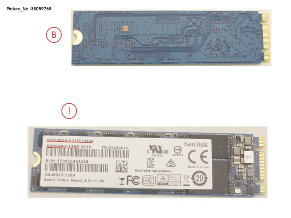 SSD S3 M.2 2280 X400 128GB