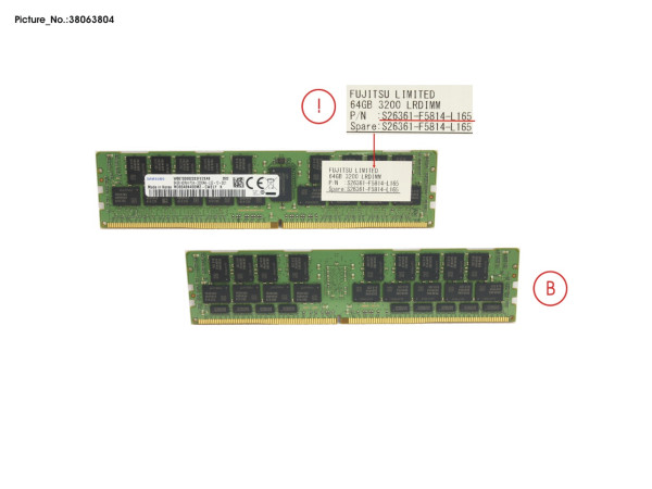 DDR4 3200 LRDIMM 4RX4 64GB
