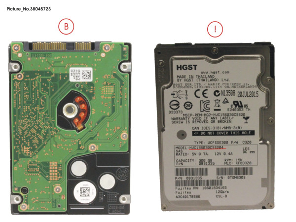 HDD SAS 12G 300GB 15K SFF 2.5'