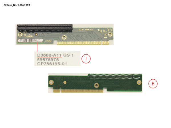 RISER CARD 1XPCIE X16