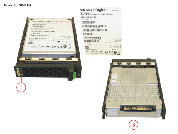 SSD SAS 12G 1.92TB READ-INT. 2.5' H-P EP