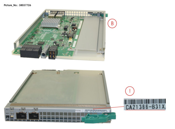 DX500/600 CA FCOE 2P 10G WO SFP